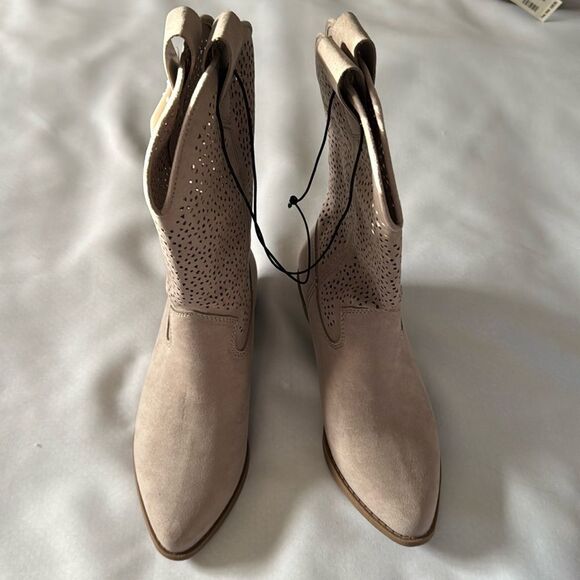 Western Boots Womens 6.5 Memory Foam Taupe Arizona - Picture 2 of 4